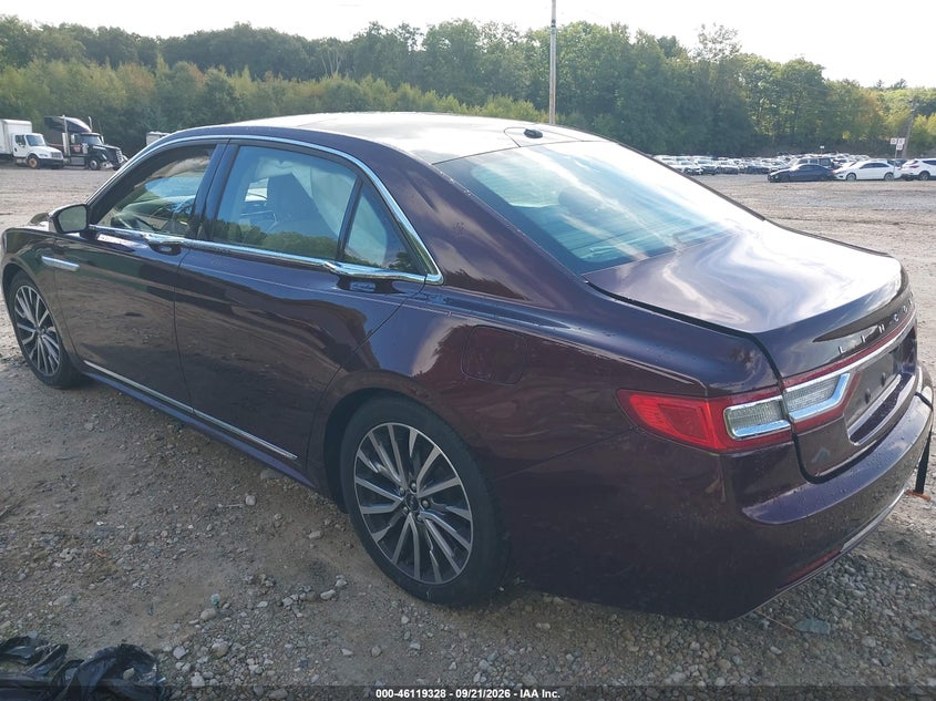 Vin: 1ln6l9tkxh5618102, lot: 46619048, lincoln continental select 20173
