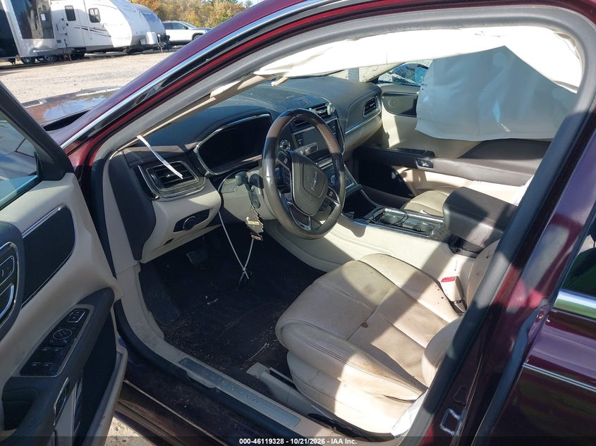 LINCOLN CONTINENTAL 2017 VIN 1LN6L9TKXH5618102