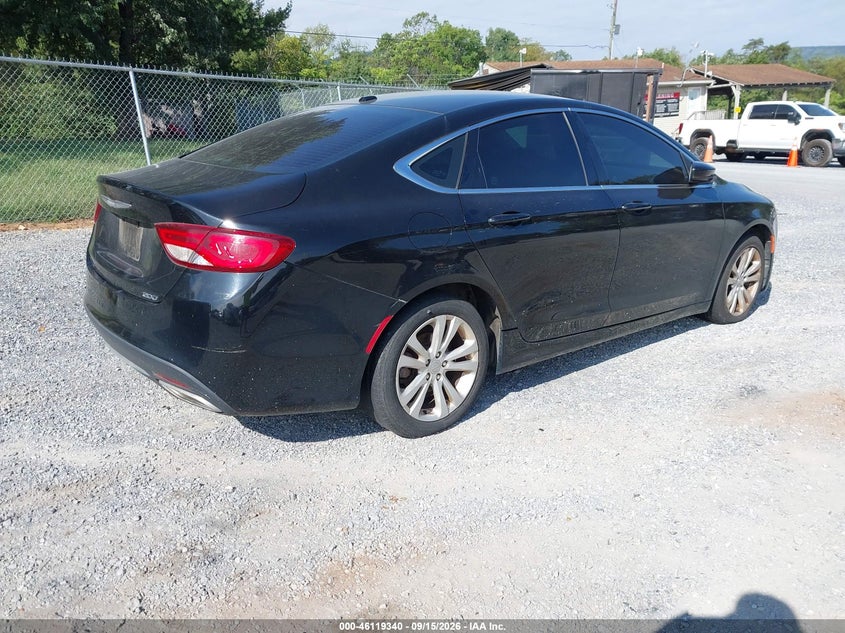 2015 CHRYSLER 200 auction photo 4