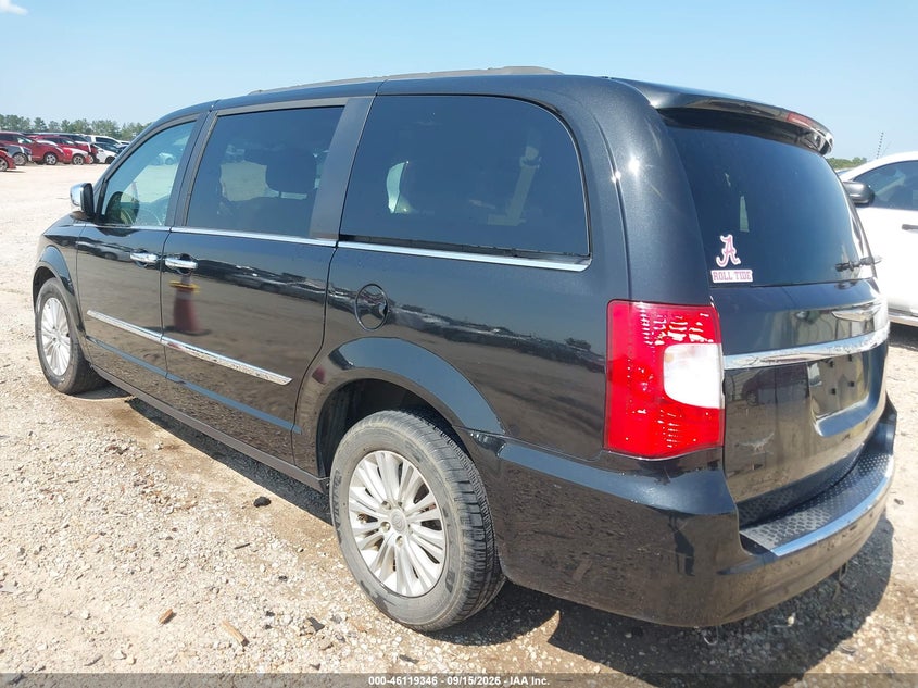 Vin: 2c4rc1cg6fr716784, lot: 46619066, chrysler town & country touring-l 20153