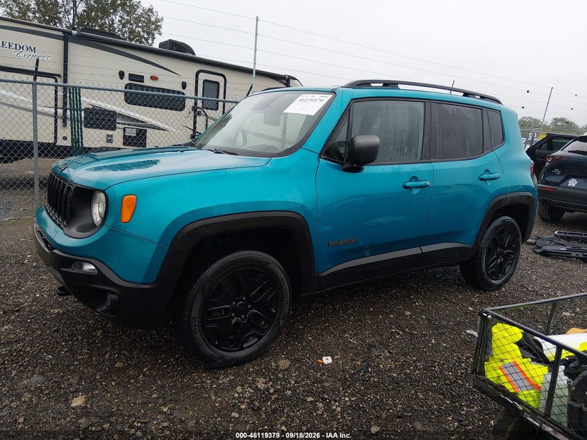 Vin: zacnjbab6lpl75384, lot: 46619099, jeep renegade upland 4x4 20202