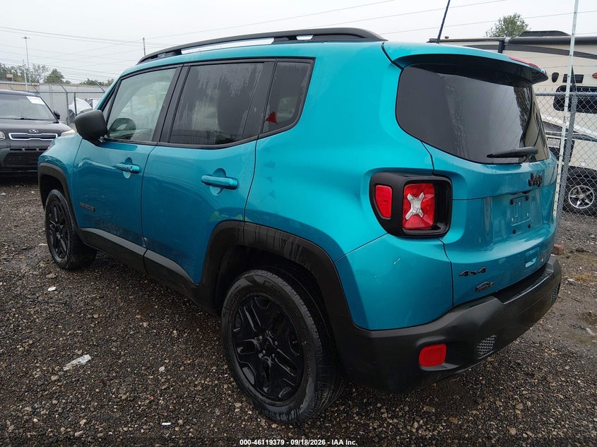 Vin: zacnjbab6lpl75384, lot: 46619099, jeep renegade upland 4x4 20203