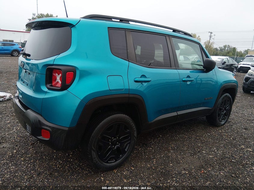 Vin: zacnjbab6lpl75384, lot: 46619099, jeep renegade upland 4x4 20204