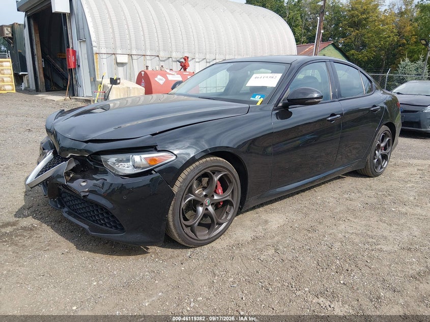 Vin: zarfanbn4k7608410, lot: 46619102, alfa romeo giulia ti sport awd 20192