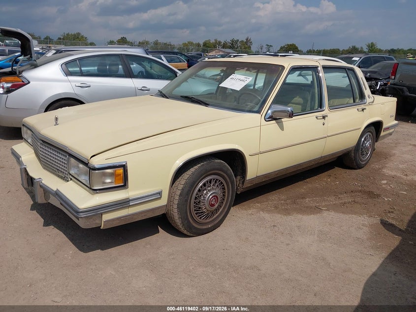 CADILLAC DEVILLE 1987 VIN 1G6CD5180H4299774