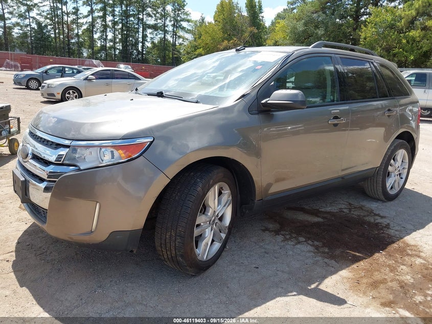 Vin: 2fmdk3jc8dbb98476, lot: 46619123, ford edge sel 20132