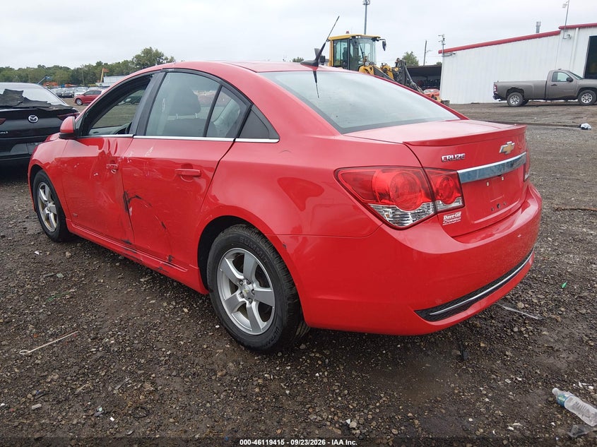 Vin: 1g1pc5sb6e7427191, lot: 46619135, chevrolet cruze 1lt auto 20143