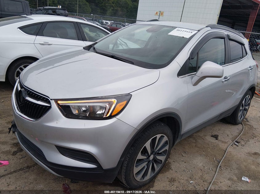 Vin: kl4cjasb4mb320795, lot: 46619138, buick encore fwd preferred 20212