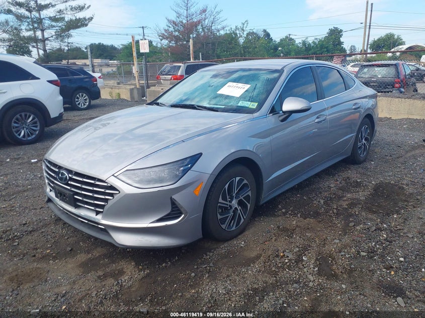 Vin: kmhl24jj5pa079834, lot: 46619139, hyundai sonata hybrid blue 20232