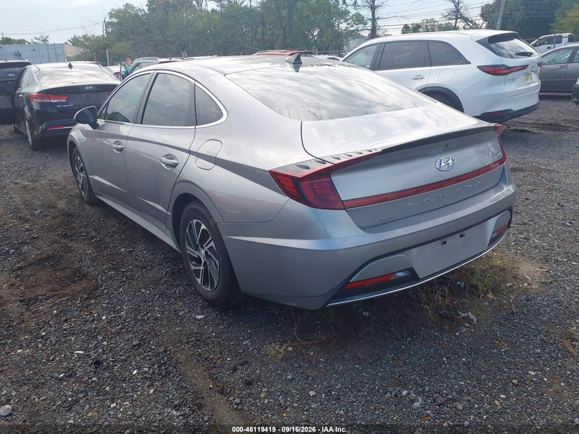 Vin: kmhl24jj5pa079834, lot: 46619139, hyundai sonata hybrid blue 20233