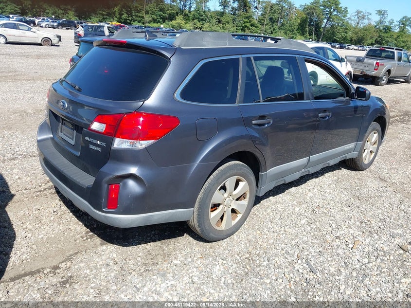 2011 SUBARU OUTBACK auction photo 4