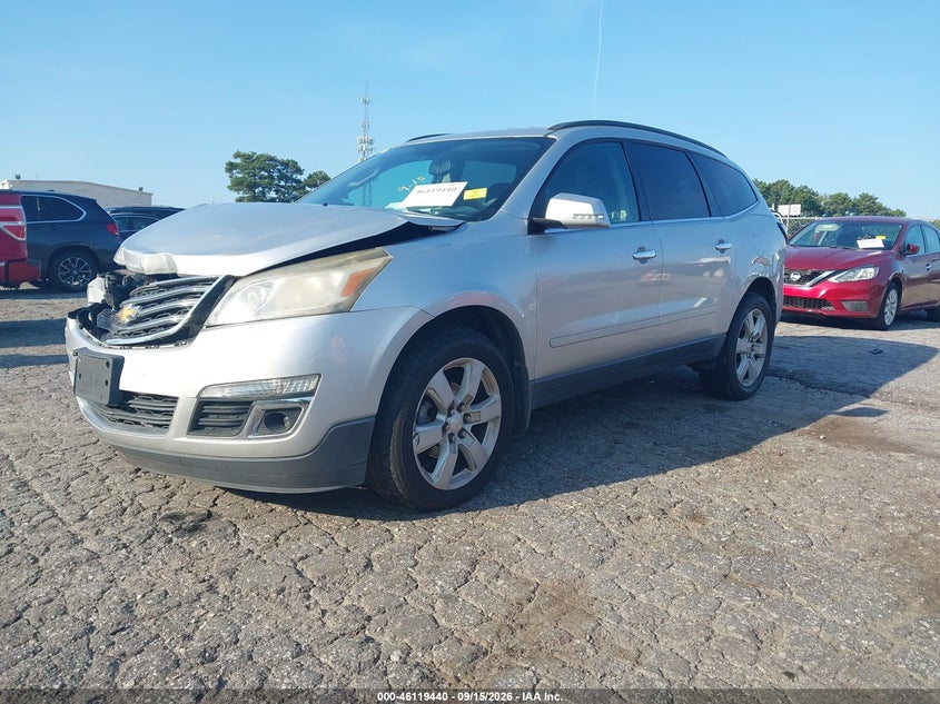 Vin: 1gnkrgkd2gj209548, lot: 46619159, chevrolet traverse 1lt 20162