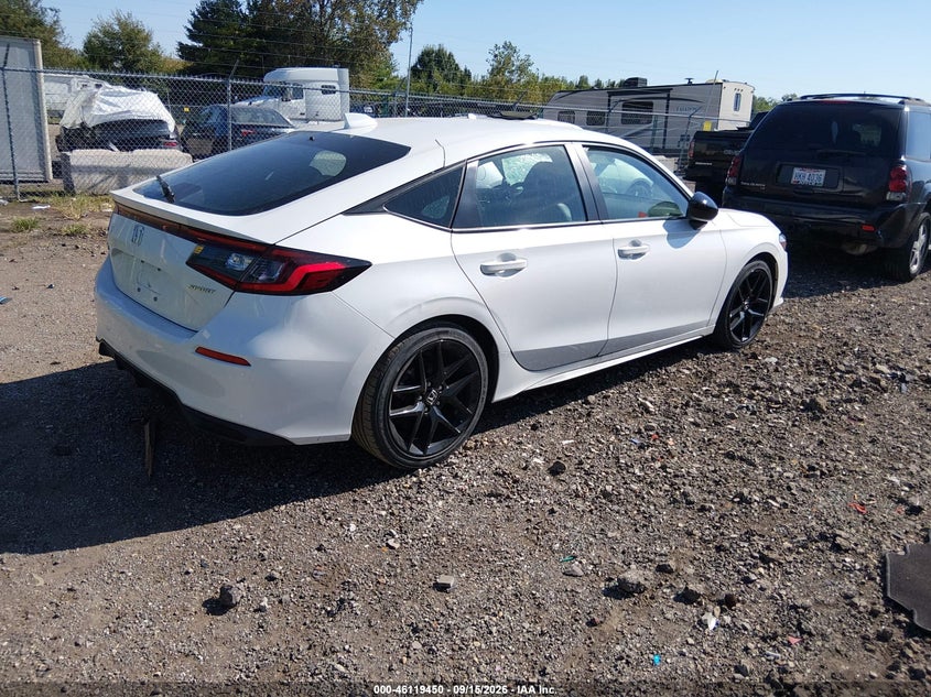 Vin: 19xfl2h8xpe015503, lot: 46619169, honda civic sport 20234