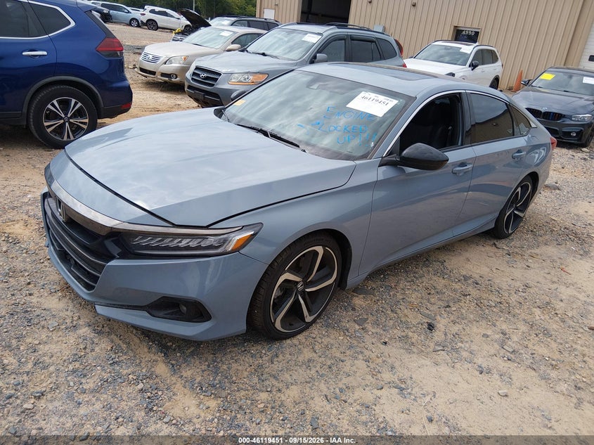 Vin: 1hgcv2f39na013568, lot: 46619171, honda accord sport 2.0t 20222