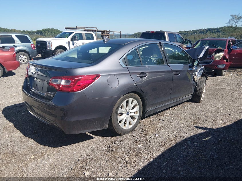 Vin: 4s3bnad66g3044768, lot: 46619172, subaru legacy 2.5i premium 20164