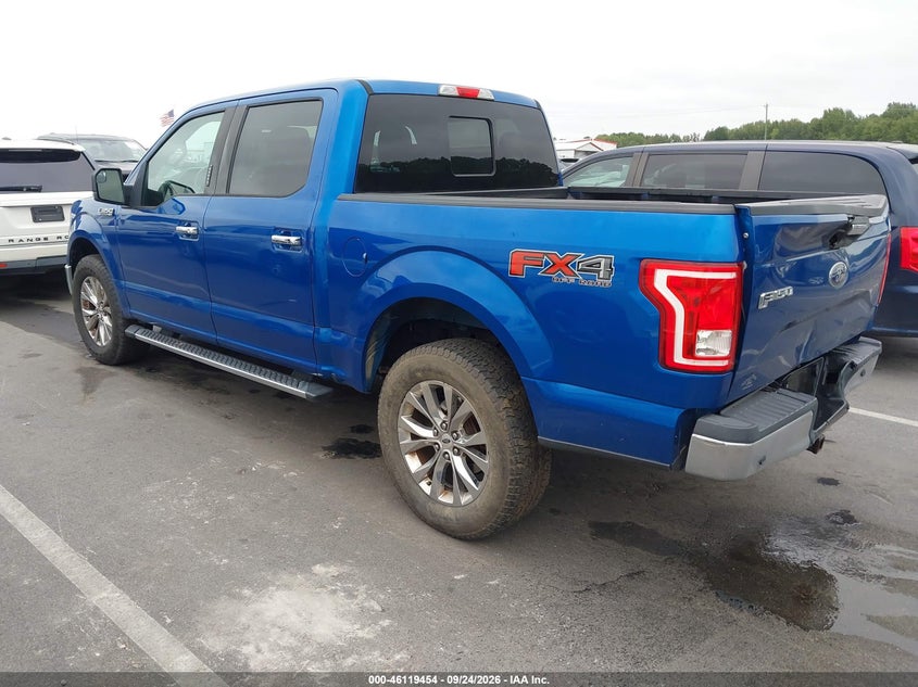 Vin: 1ftew1ef6hfa63717, lot: 46619174, ford f-150 xlt 20173