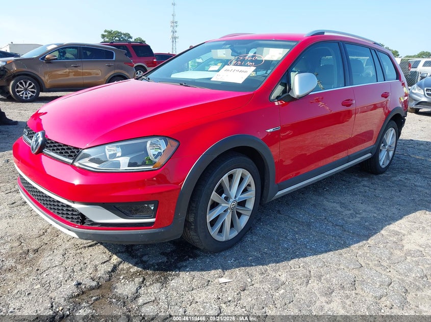 Vin: 3vwh17au5hm528598, lot: 46619186, volkswagen golf alltrack tsi s/tsi se/tsi sel 20172