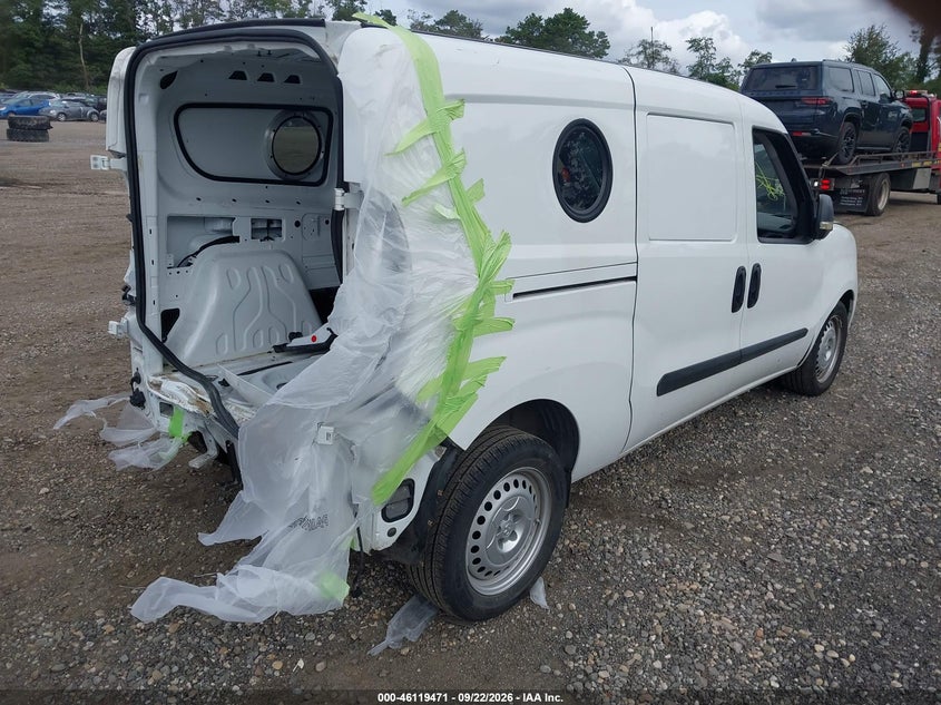 Vin: zfbhrfab2n6x59025, lot: 46619191, ram promaster city cargo van 20224