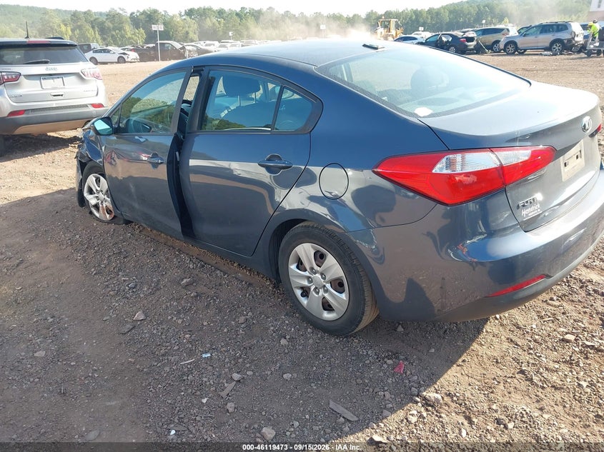 Vin: knafk4a66g5600756, lot: 46619193, kia forte lx 20163