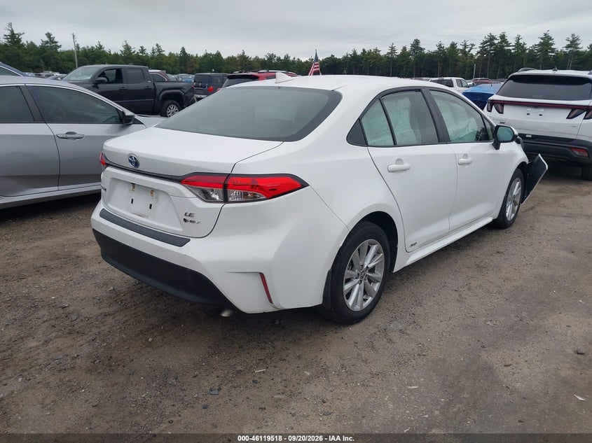 Vin: jtdbdmhe9sj011631, lot: 46619238, toyota corolla hybrid le 20254