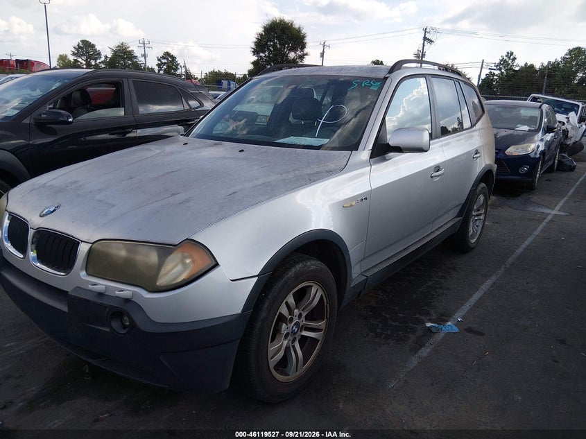 BMW X3 2004 VIN WBXPA93404WD00791