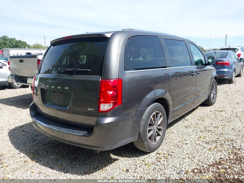 Vin: 2c4rdgcg6hr773070, lot: 46619254, dodge grand caravan sxt 20174