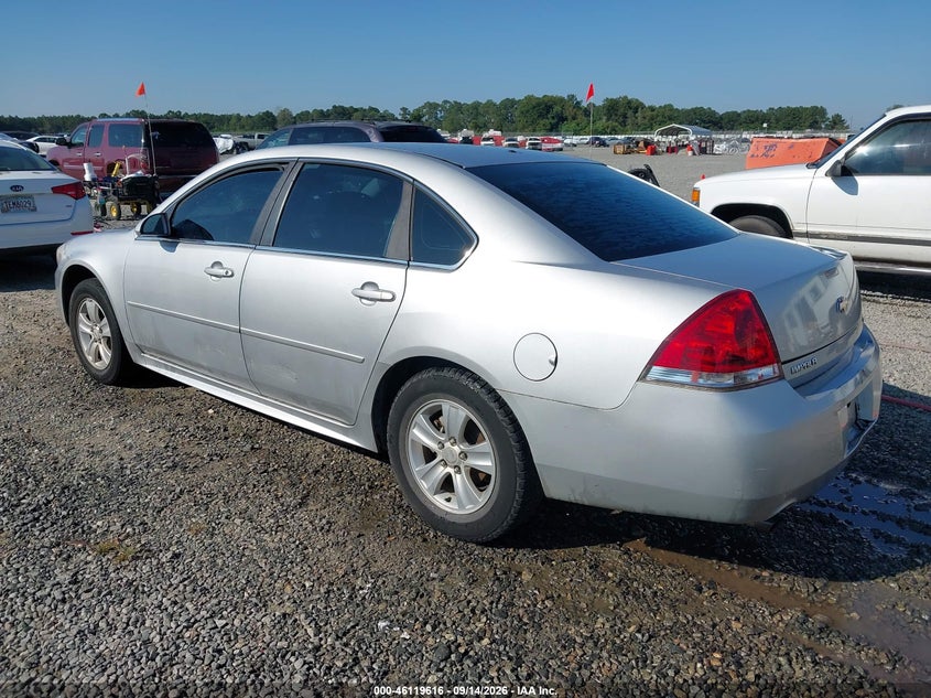 CHEVROLET IMPALA LIMITED 2014 VIN 2G1WA5E36E1141005
