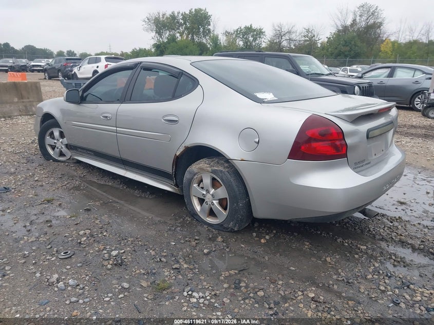 PONTIAC GRAND PRIX 2007 VIN 2G2WP552571190037