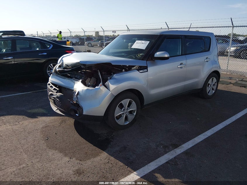 Vin: kndjn2a25f7773211, lot: 46619342, kia soul 20152