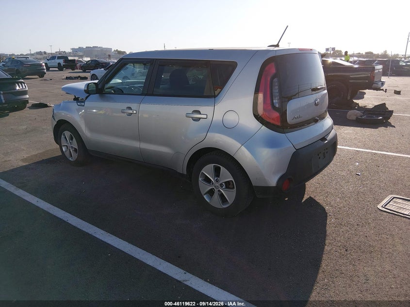 Vin: kndjn2a25f7773211, lot: 46619342, kia soul 20153