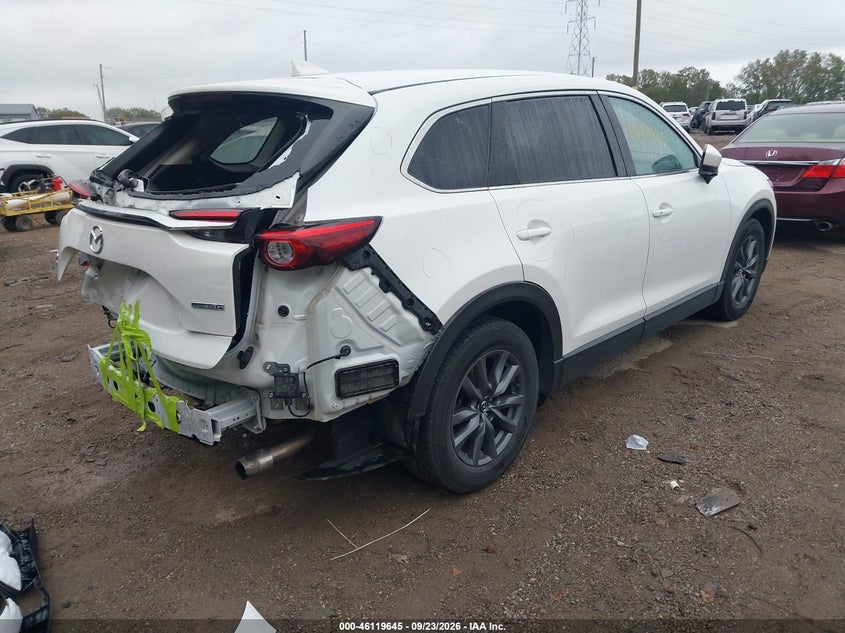 Vin: jm3tcbcyxm0534234, lot: 46619365, mazda cx-9 touring 20214