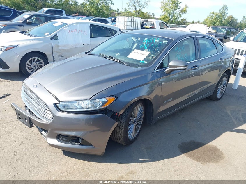 Vin: 3fa6p0ru9dr388708, lot: 46619385, ford fusion hybrid titanium 20132