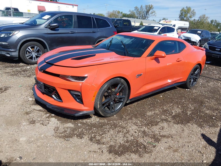 Vin: 1g1fh1r73j0176351, lot: 46619386, chevrolet camaro 2ss 20182