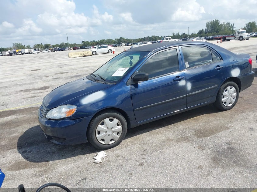 2003 Toyota Corolla, Normal Wear & Tear, IAAI, VIN 1NXBR32E83Z154277 — photo 2
