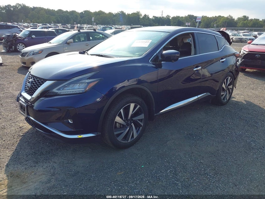 Vin: 5n1az2cs3pc102268, lot: 46619447, nissan murano sl intelligent awd 20232