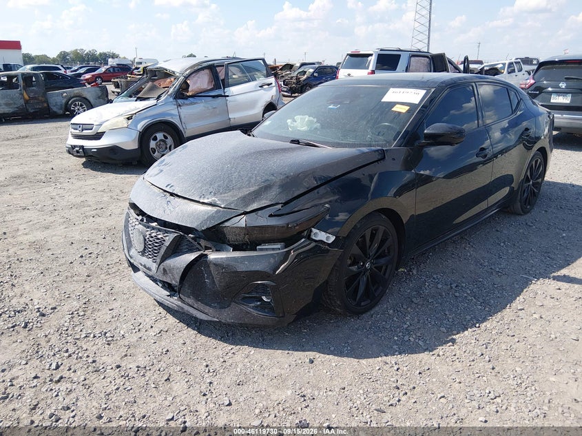 Vin: 1n4aa6ev9nc507581, lot: 46619450, nissan maxima sr xtronic cvt 20222