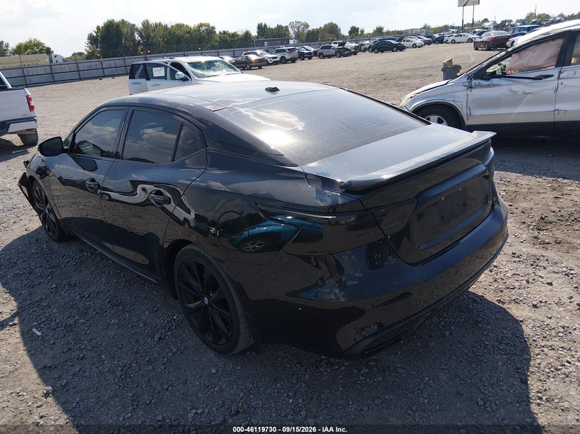 Vin: 1n4aa6ev9nc507581, lot: 46619450, nissan maxima sr xtronic cvt 20223