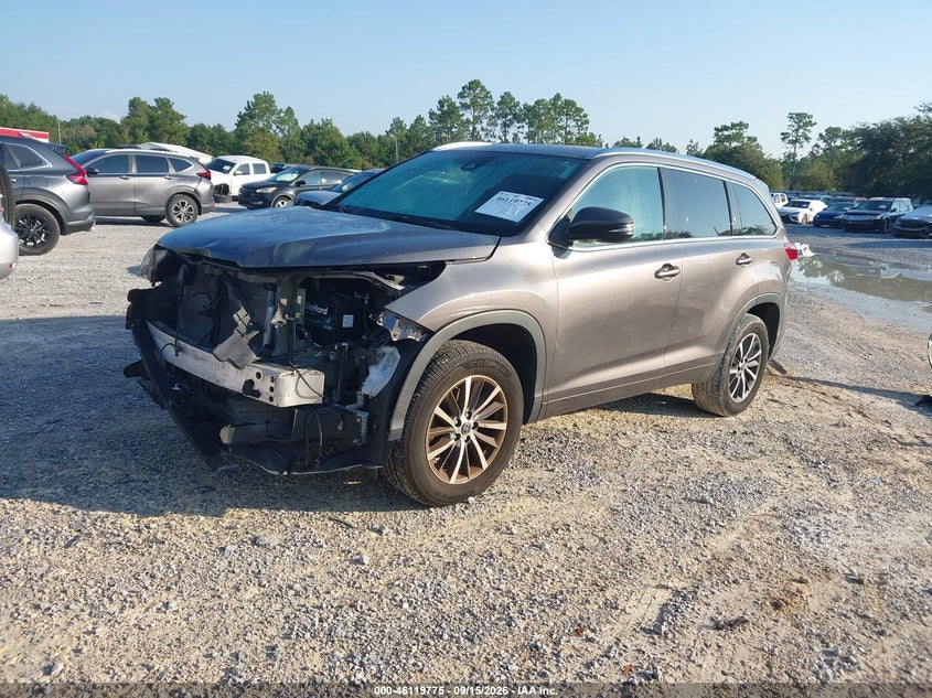 Vin: 5tdkzrfh8js535415, lot: 46619495, toyota highlander xle 20182