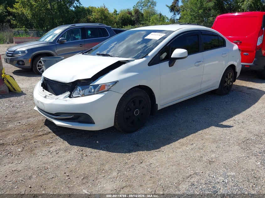 Vin: 2hgfb2f58dh523367, lot: 46619508, honda civic lx 20132