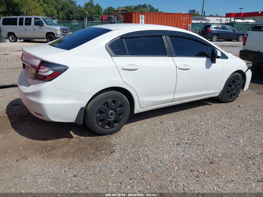 Vin: 2hgfb2f58dh523367, lot: 46619508, honda civic lx 20134