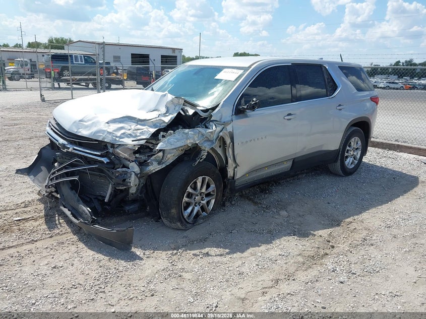 2018 Chevrolet Traverse, Front End, IAAI, VIN 1GNERFKW0JJ128032 — photo 2