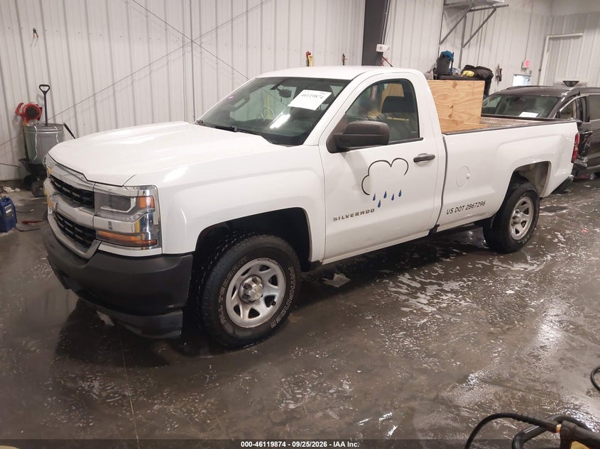 Vin: 1gcncneh1hz234017, lot: 46619594, chevrolet silverado 1500 wt 20172