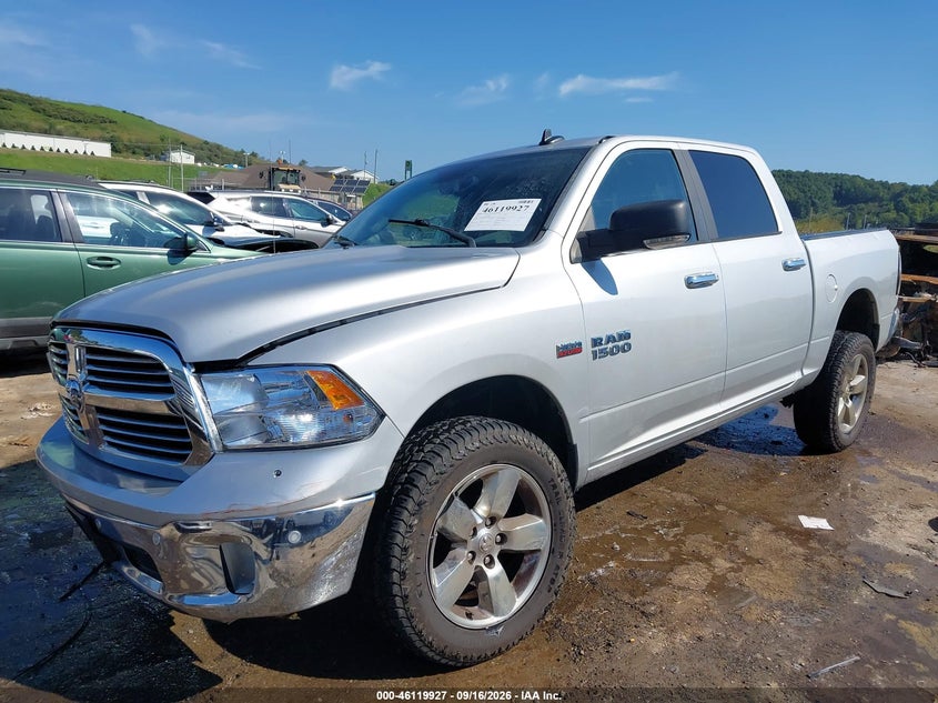 Vin: 3c6rr7lt6hg665690, lot: 46619647, ram 1500 big horn  4x4 5'7 box 20172