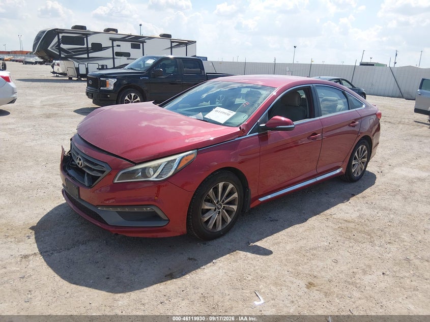 Vin: 5npe34af6fh210850, lot: 46619651, hyundai sonata sport 20152