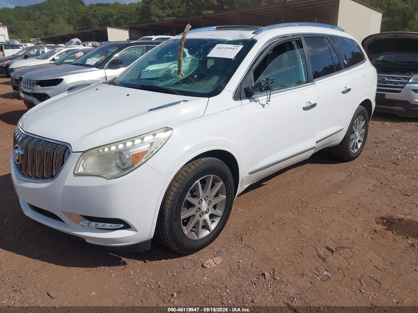 Vin: 5gakrbkdxgj125829, lot: 46619667, buick enclave leather 20162