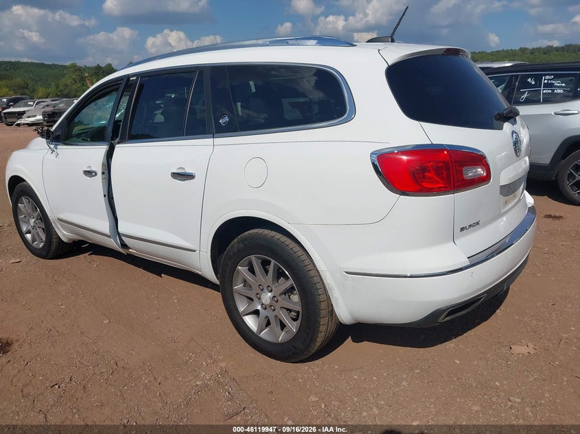 Vin: 5gakrbkdxgj125829, lot: 46619667, buick enclave leather 20163