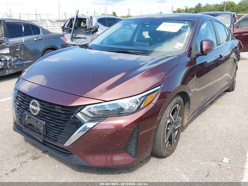 Vin: 3n1ab8cv3ry351527, lot: 46619695, nissan sentra sv xtronic cvt 20242