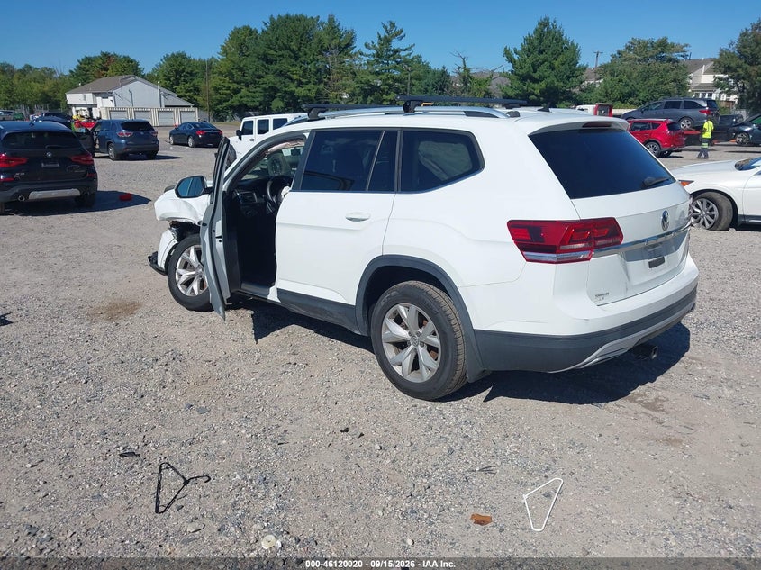 Vin: 1v2gr2caxjc545139, lot: 46619740, volkswagen atlas 3.6l v6 s 20183