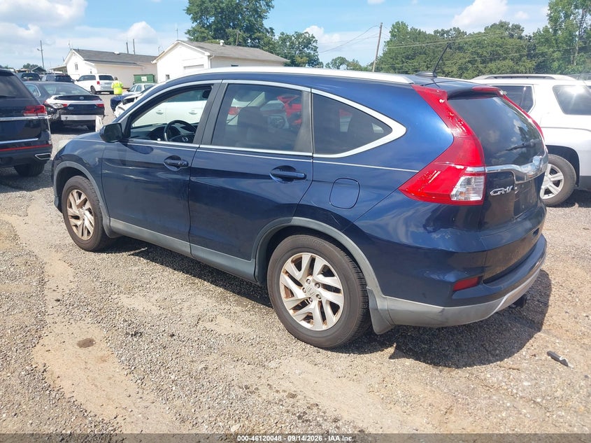 Vin: 2hkrm3h73fh506755, lot: 46619768, honda cr-v ex-l 20153