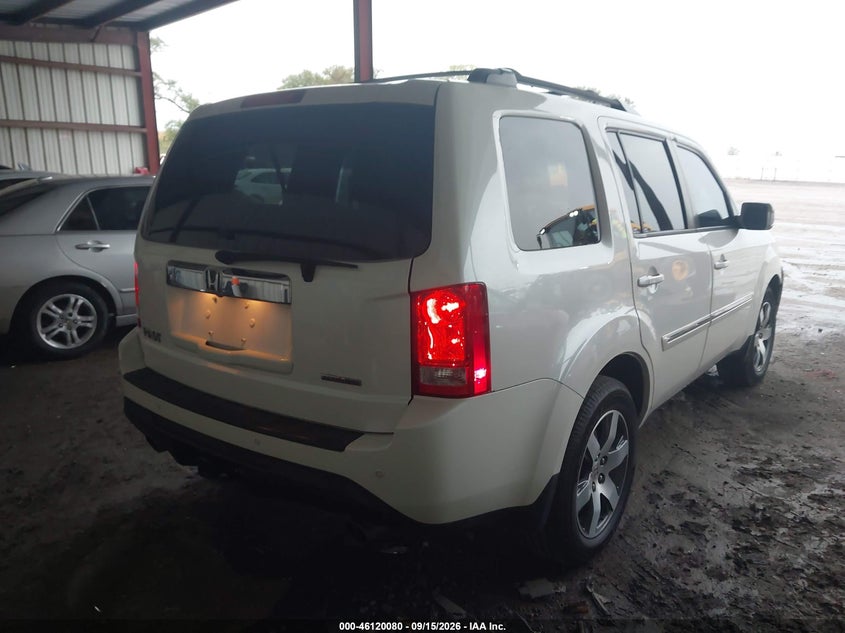 Vin: 5fnyf3h91cb033164, lot: 46619800, honda pilot touring 20124